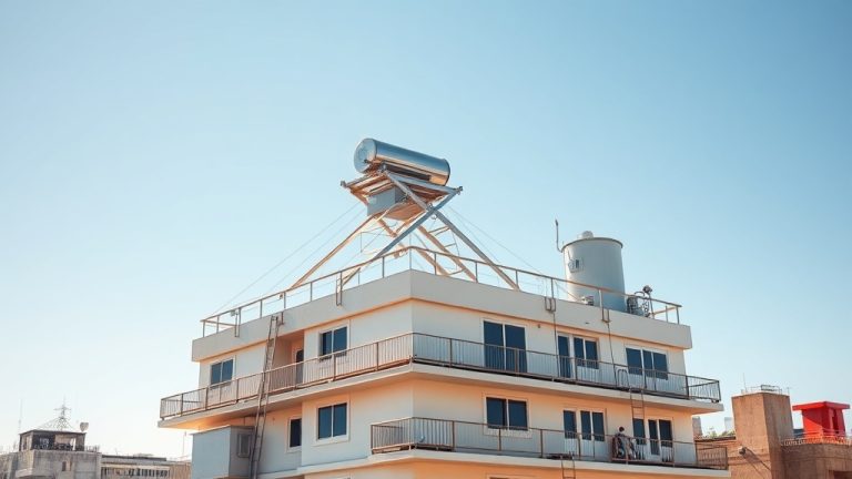 דוד שמש עד איזה קומה? כל מה שצריך לדעת לפני התקנת דוד שמש בבניין